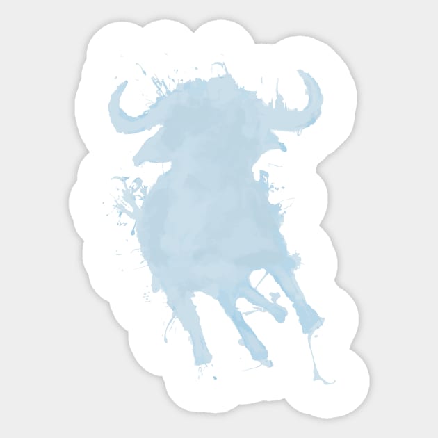 Water Buffalo Sticker by nerbgraphics